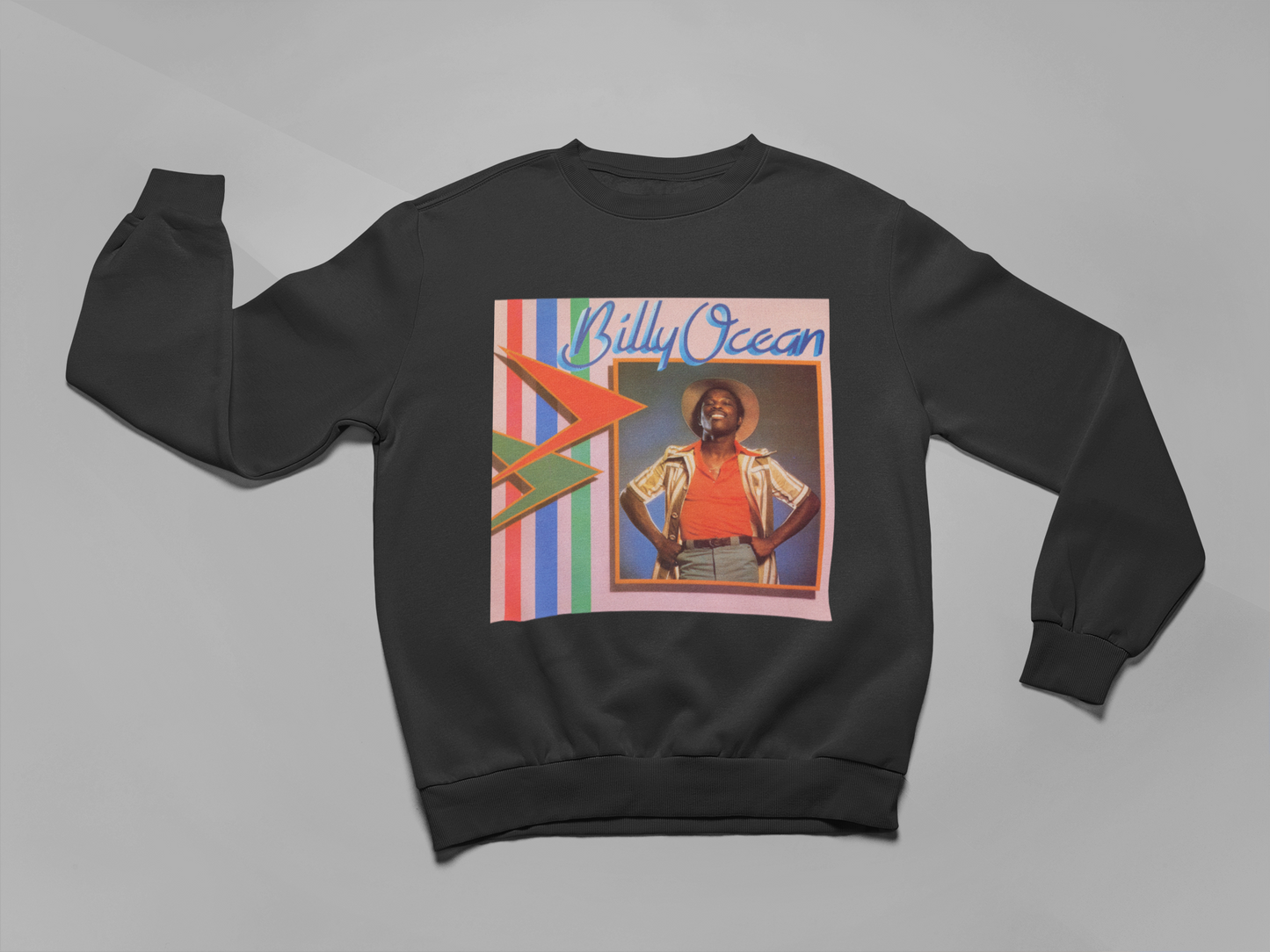 'BILLY OCEAN' - SIMPLE SWEATSHIRT FRONT PRINT ONLY