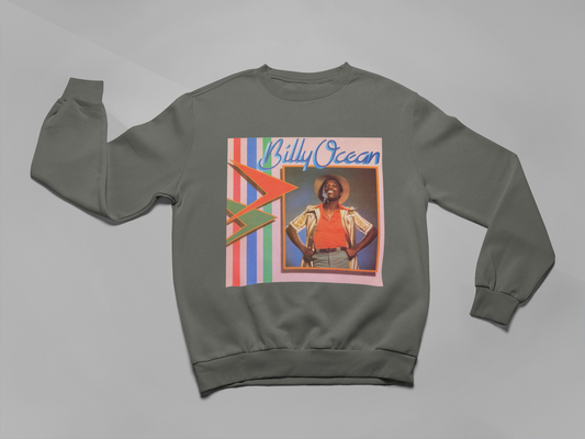 'BILLY OCEAN' - SIMPLE SWEATSHIRT FRONT PRINT ONLY