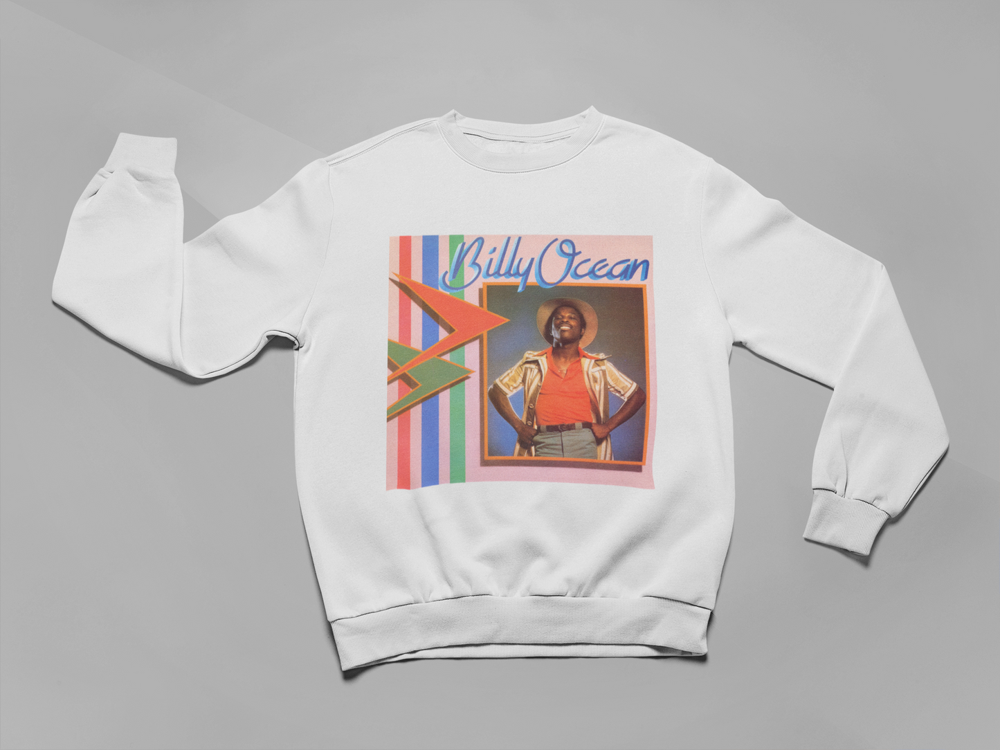 'BILLY OCEAN' - SIMPLE SWEATSHIRT FRONT PRINT ONLY