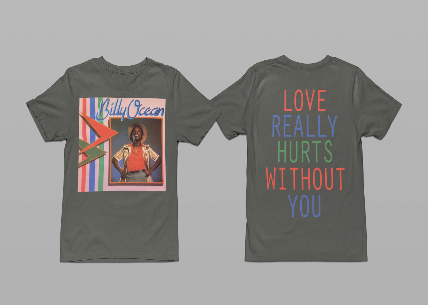 'BILLY OCEAN' - SIMPLE TEESHIRT FRONT AND BACK PRINT