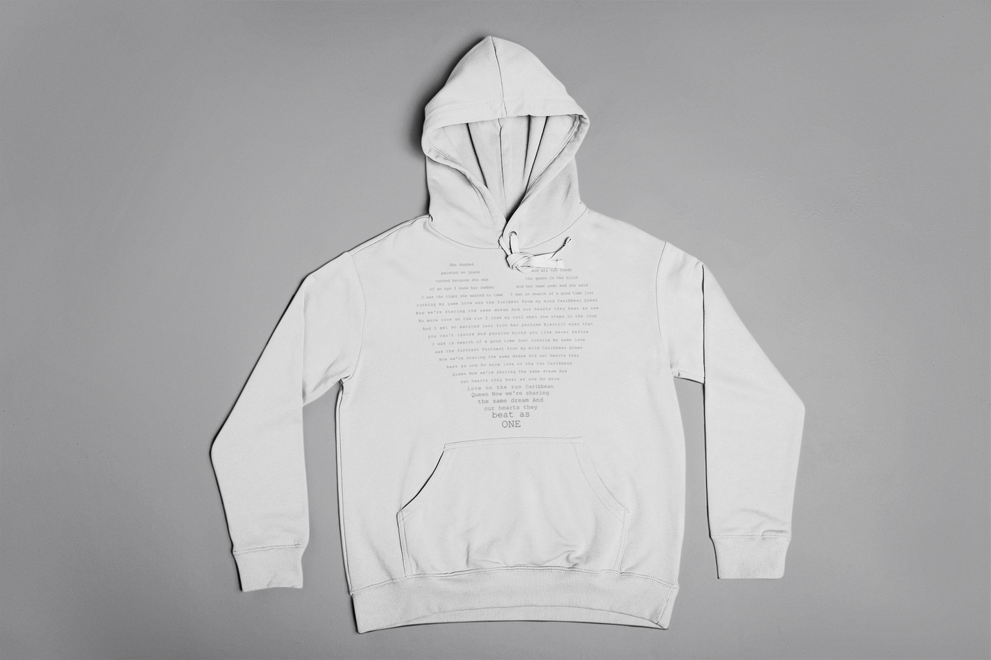 CQ HEART - HOODIE FRONT PRINT ONLY