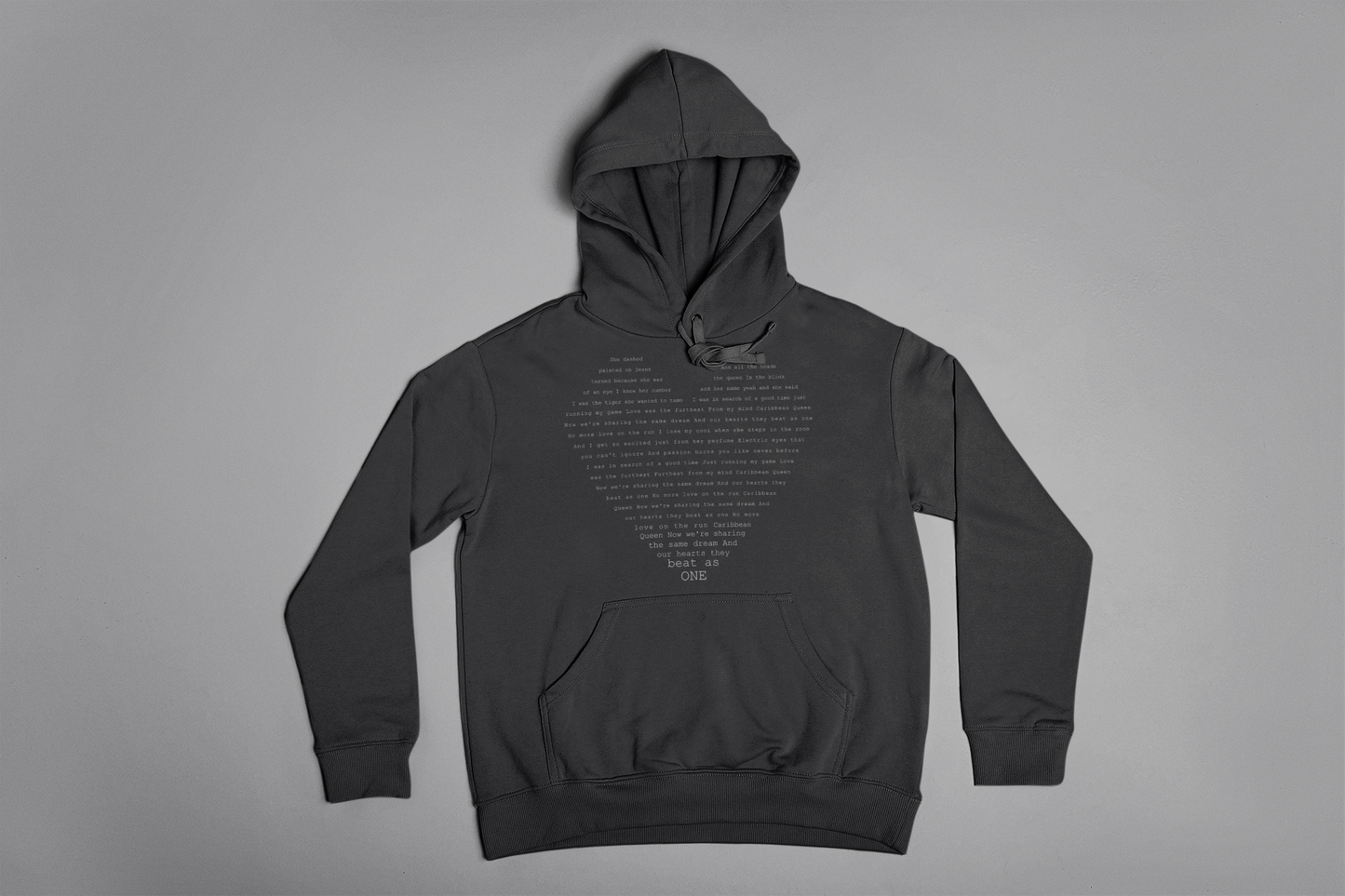 CQ HEART - HOODIE FRONT PRINT ONLY
