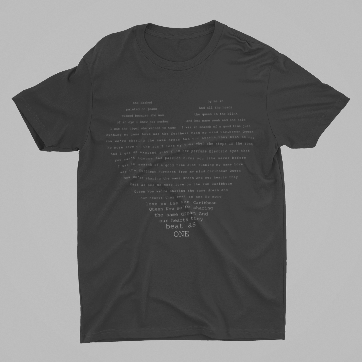 CQ HEART - TEESHIRT FRONT PRINT ONLY