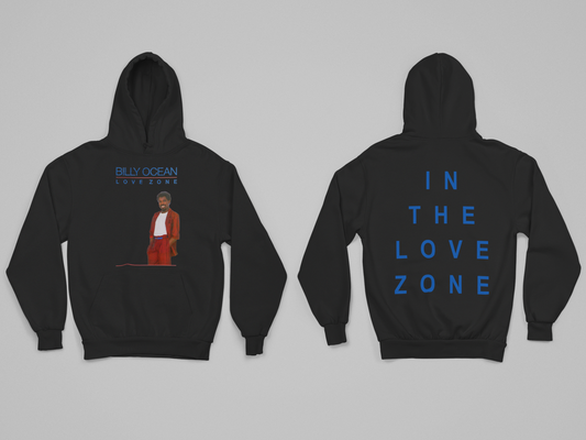 'LOVE ZONE' - EXPLODED HOODIE FRONT AND BACK PRINT