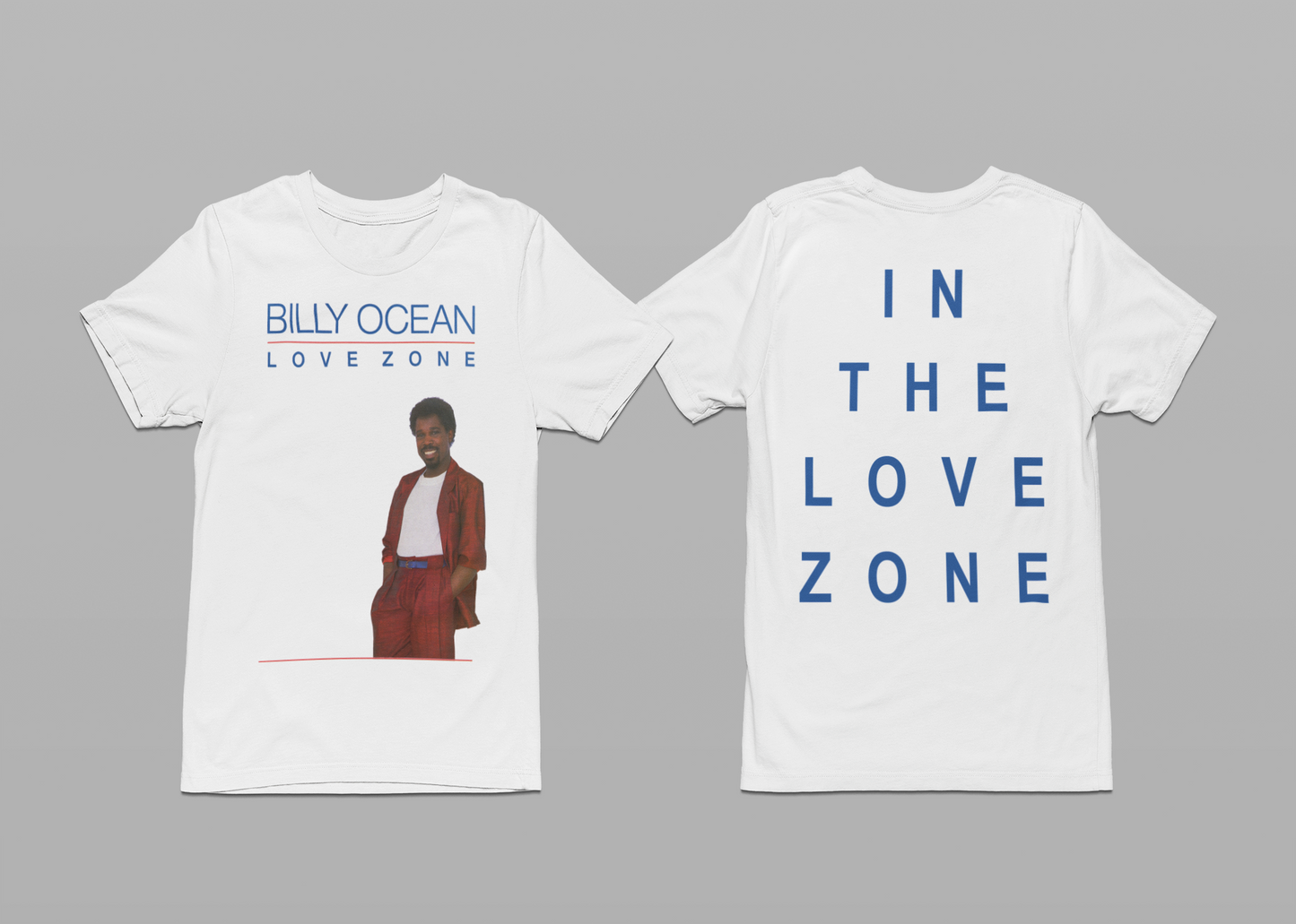 'LOVE ZONE' - EXPLODED TEESHIRT FRONT AND BACK PRINT