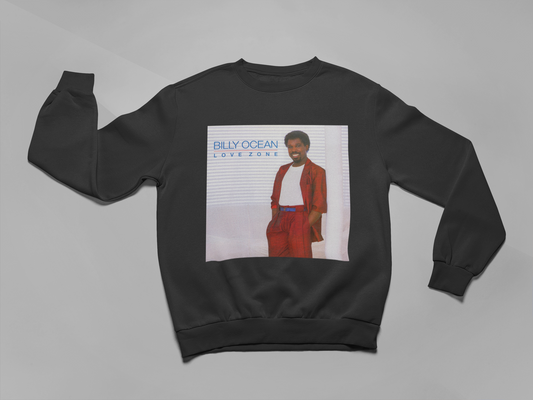 'LOVE ZONE' - SIMPLE SWEATSHIRT FRONT PRINT ONLY