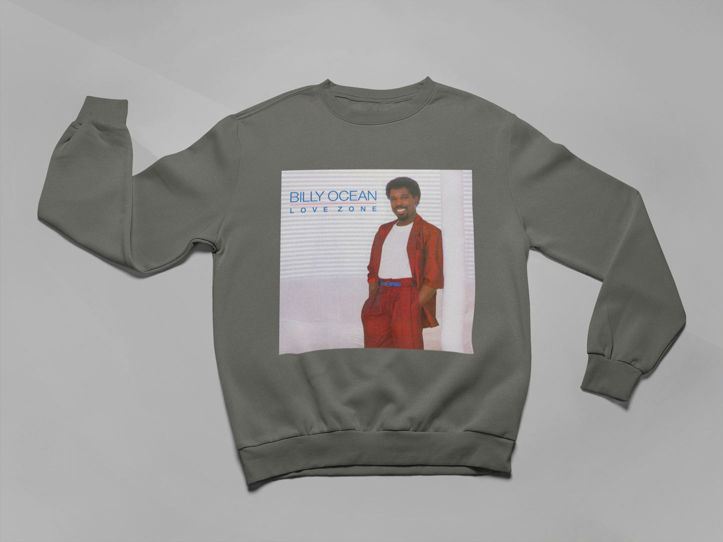 'LOVE ZONE' - SIMPLE SWEATSHIRT FRONT PRINT ONLY