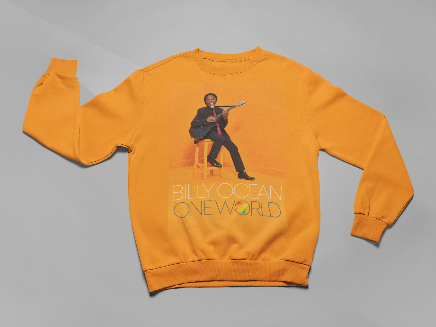 'ONE WORLD' - EXPLODED SWEATSHIRT FRONT PRINT ONLY