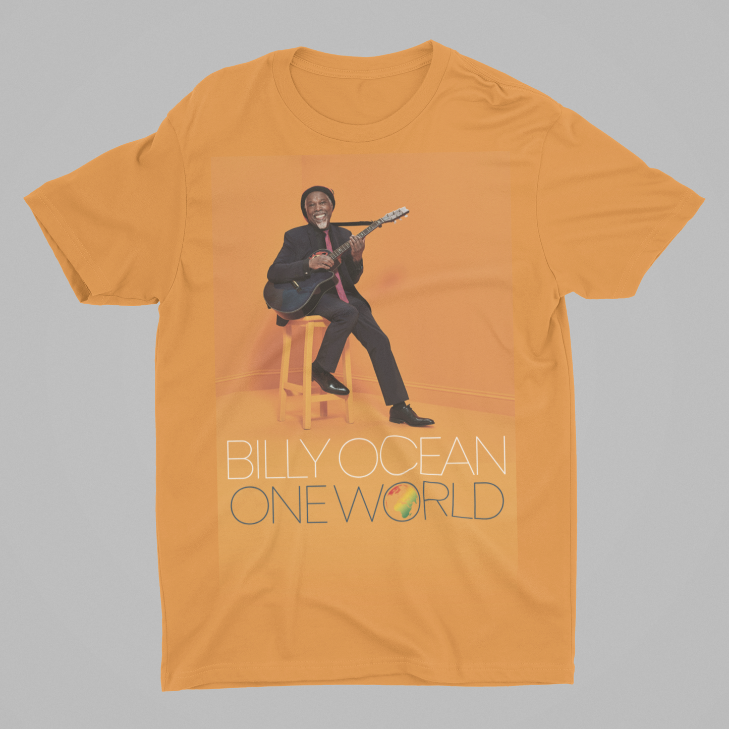 'ONE WORLD' - EXPLODED TEESHIRT FRONT PRINT ONLY