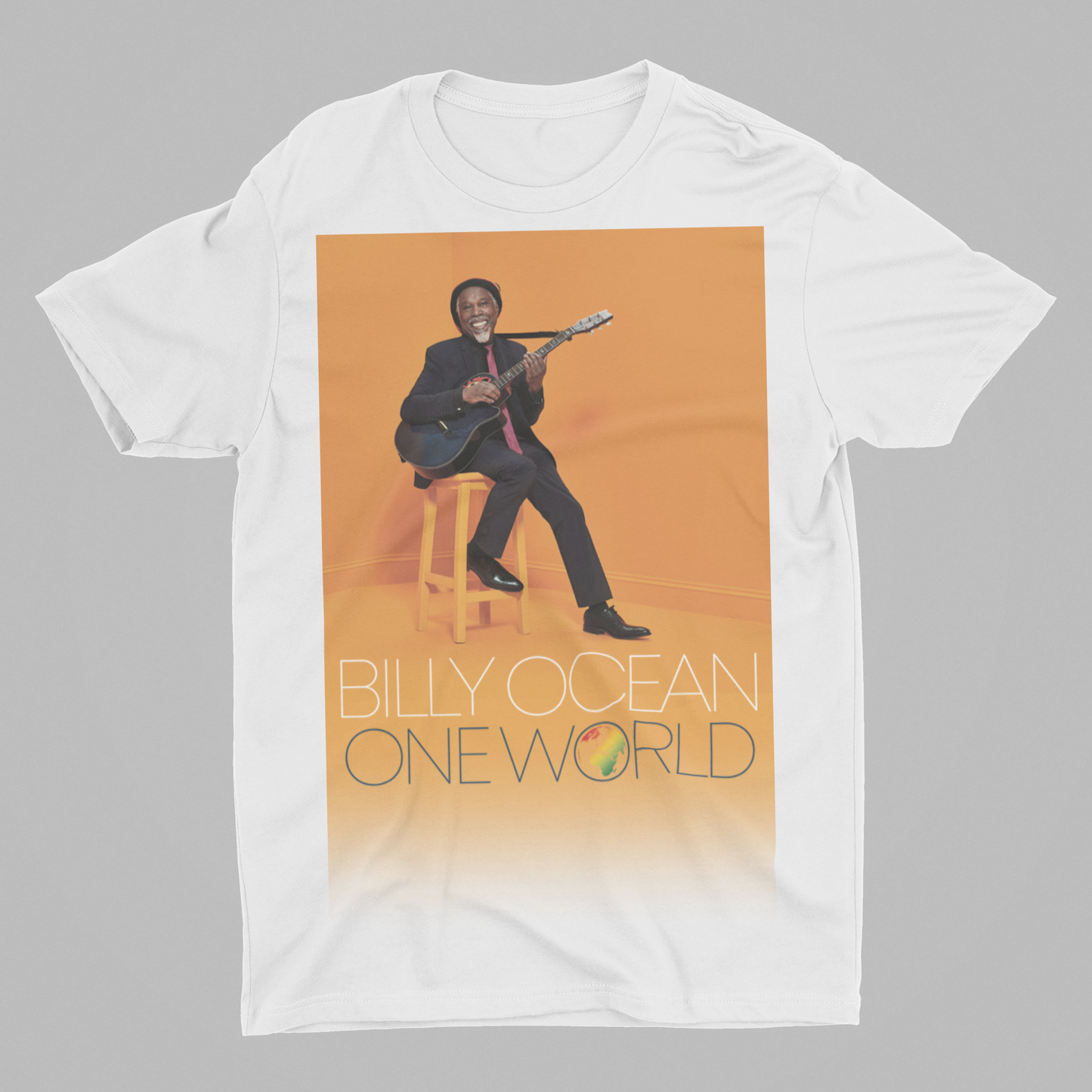'ONE WORLD' - EXPLODED TEESHIRT FRONT PRINT ONLY