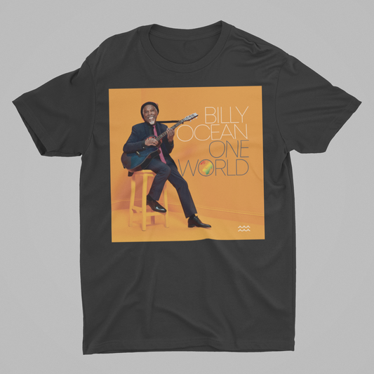 'ONE WORLD' - SIMPLE TEESHIRT FRONT PRINT ONLY