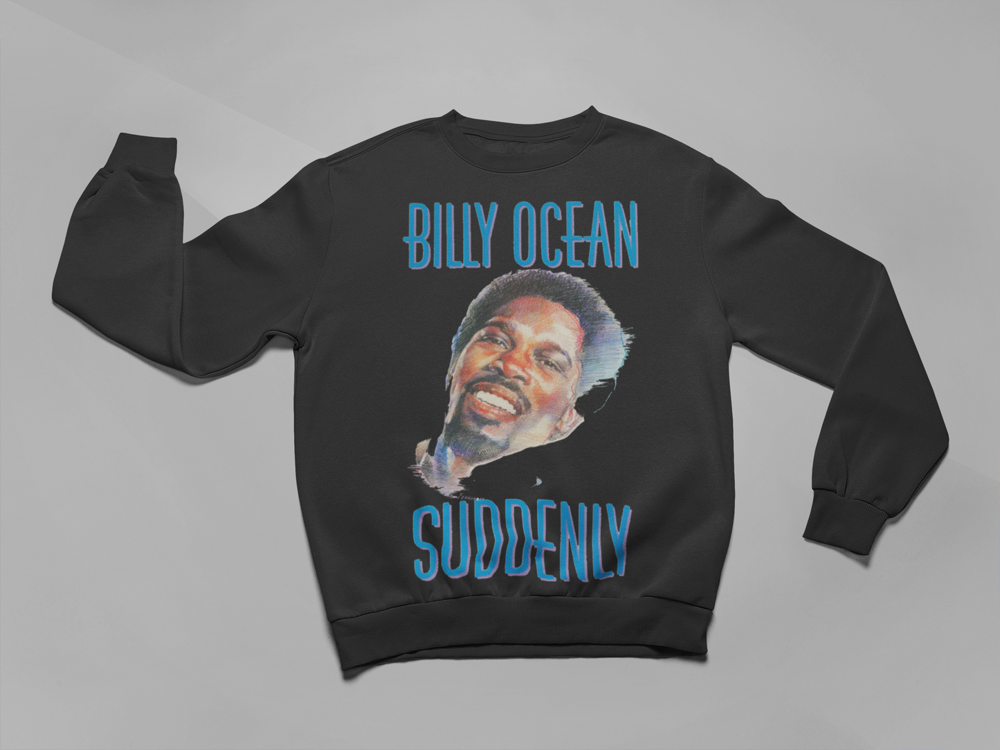 'SUDDENLY' - EXPLODED SWEATSHIRT FRONT PRINT ONLY