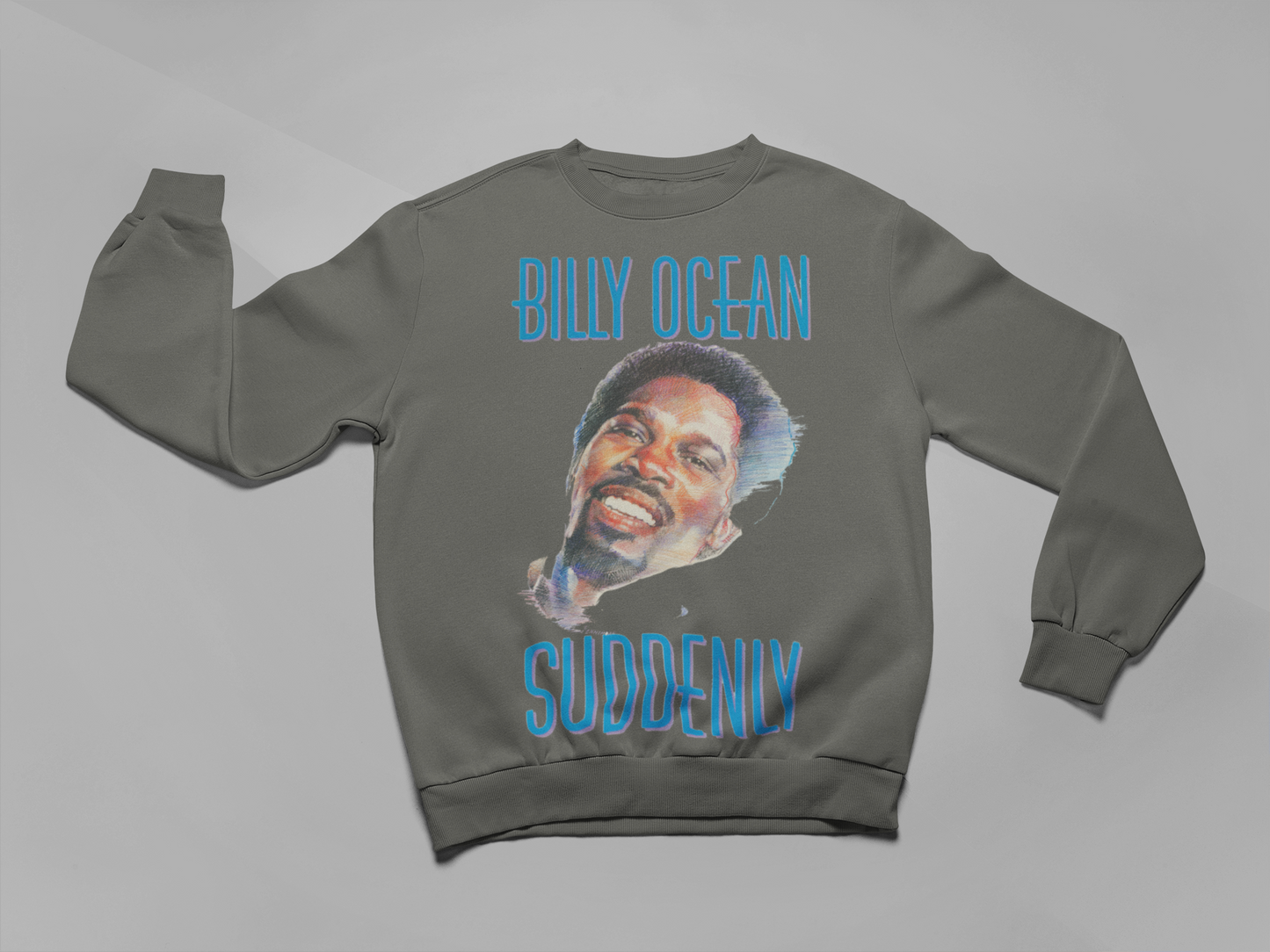 'SUDDENLY' - EXPLODED SWEATSHIRT FRONT PRINT ONLY