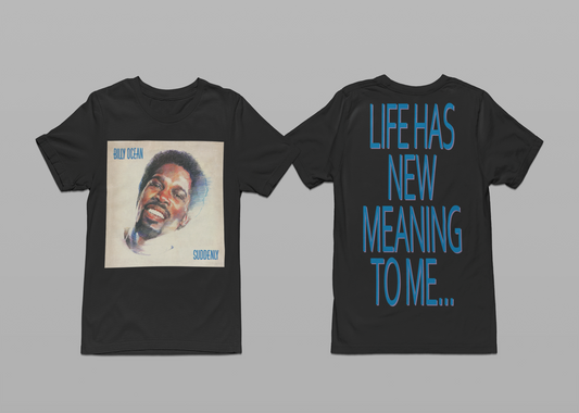 'SUDDENLY' - SIMPLE TEESHIRT FRONT AND BACK PRINT
