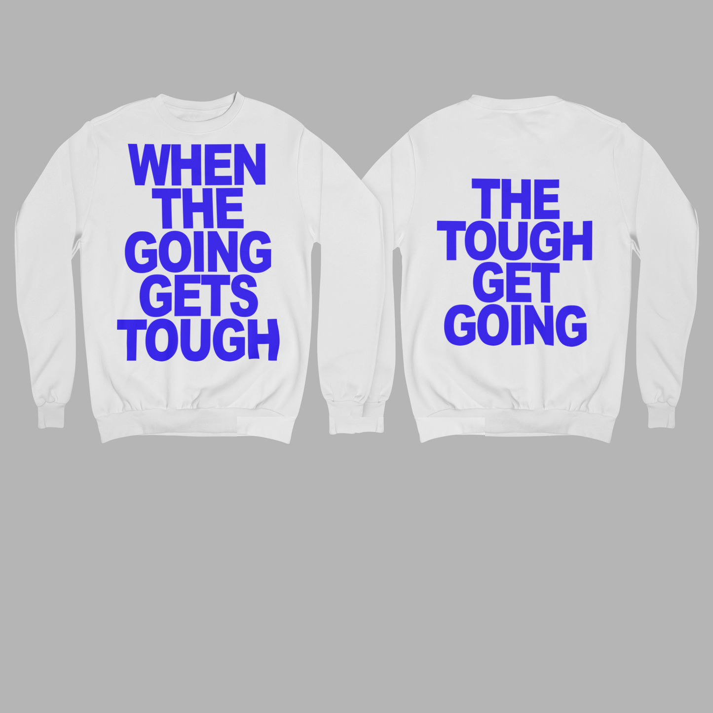 WTGGT - SWEATSHIRT FRONT AND BACK PRINT