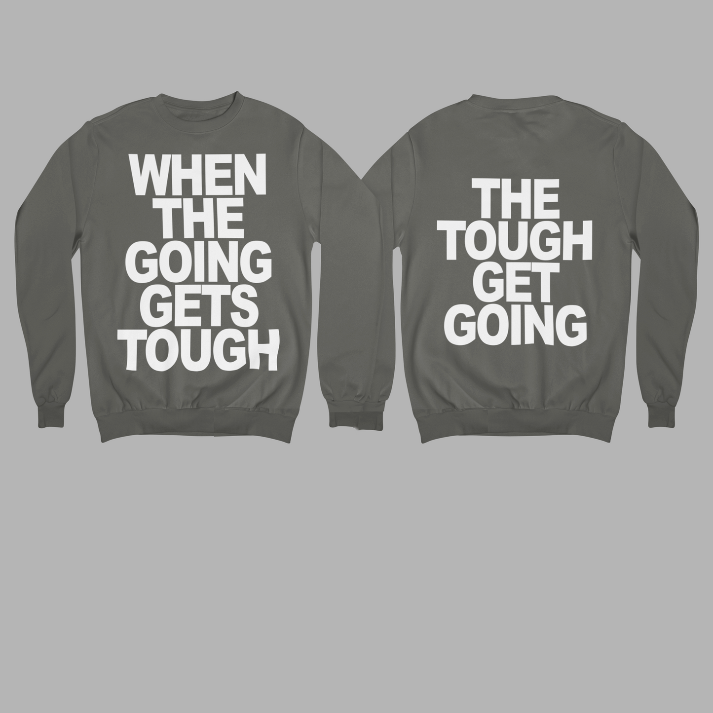 WTGGT - SWEATSHIRT FRONT AND BACK PRINT