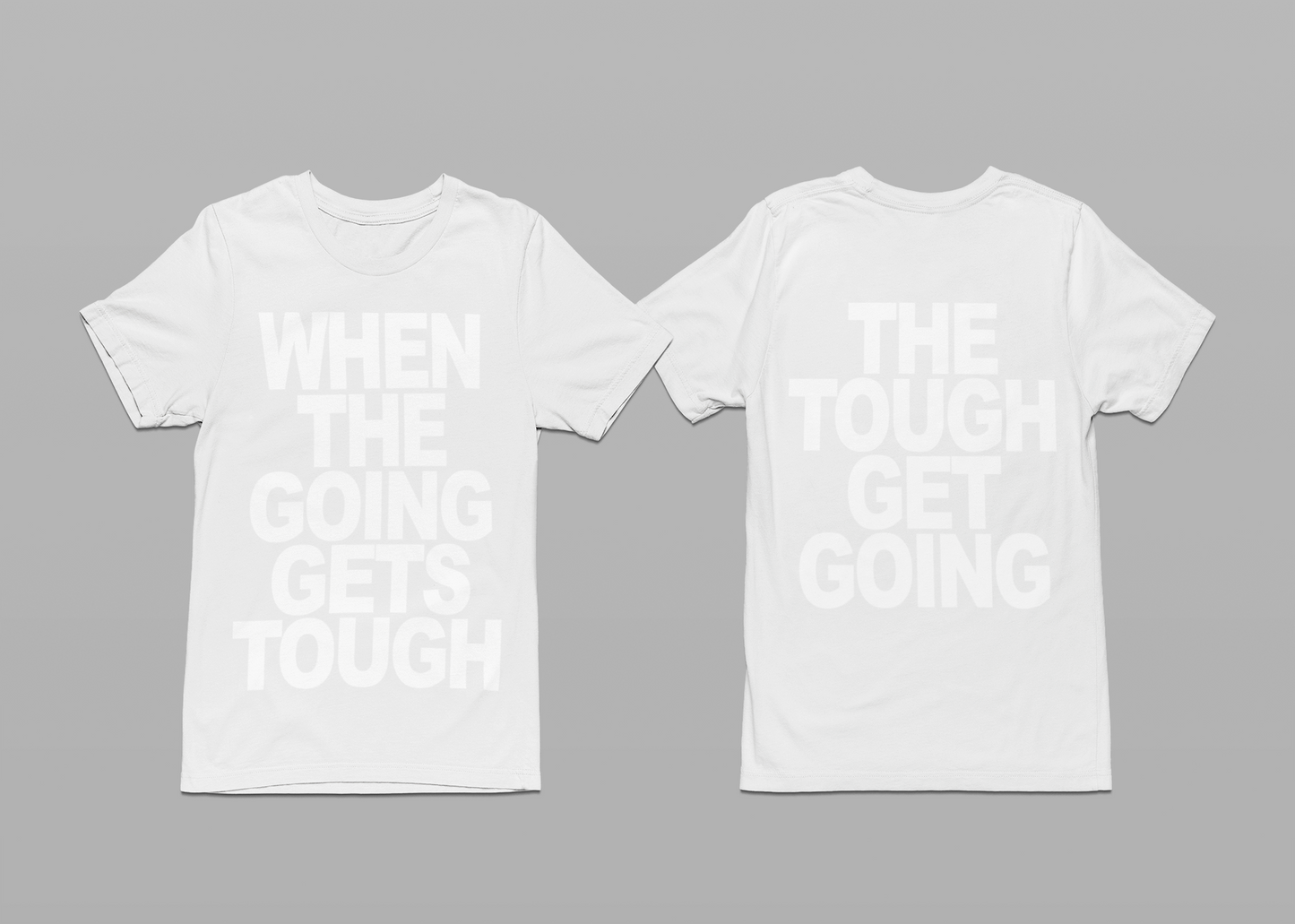 WTGGT - TEESHIRT FRONT AND BACK PRINT