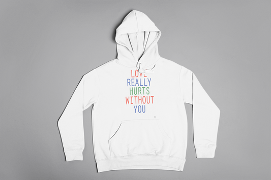 'BILLY OCEAN' LOVE REALLY HURTS WITHOUT YOU - HOODIE - FRONT ONLY