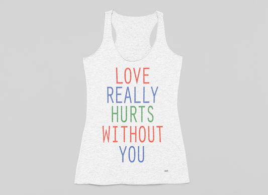 'BILLY OCEAN' LOVE REALLY HURTS WITHOUT YOU - FRONT ONLY - WOMENS VEST