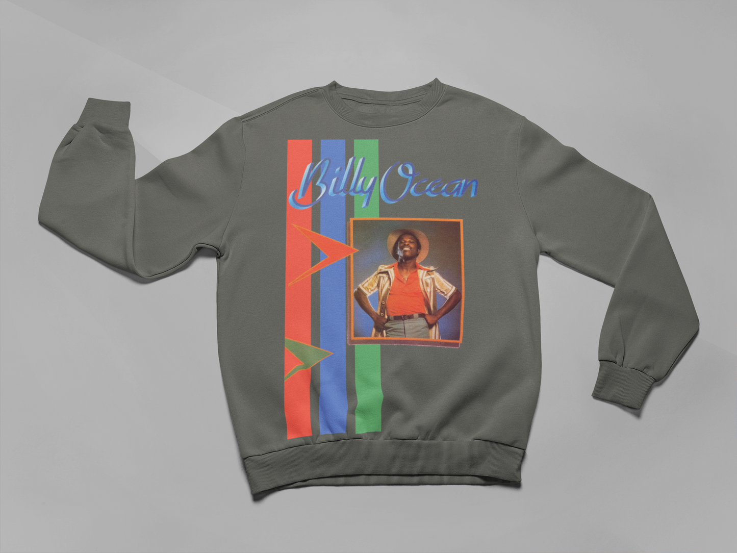 'BILLY OCEAN' - EXPLODED SWEATSHIRT FRONT PRINT ONLY