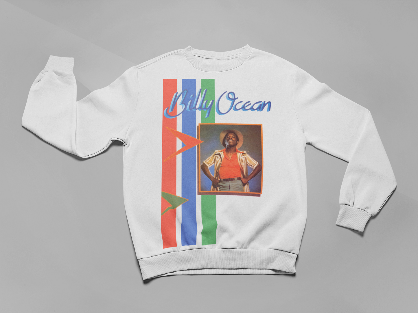 'BILLY OCEAN' - EXPLODED SWEATSHIRT FRONT PRINT ONLY