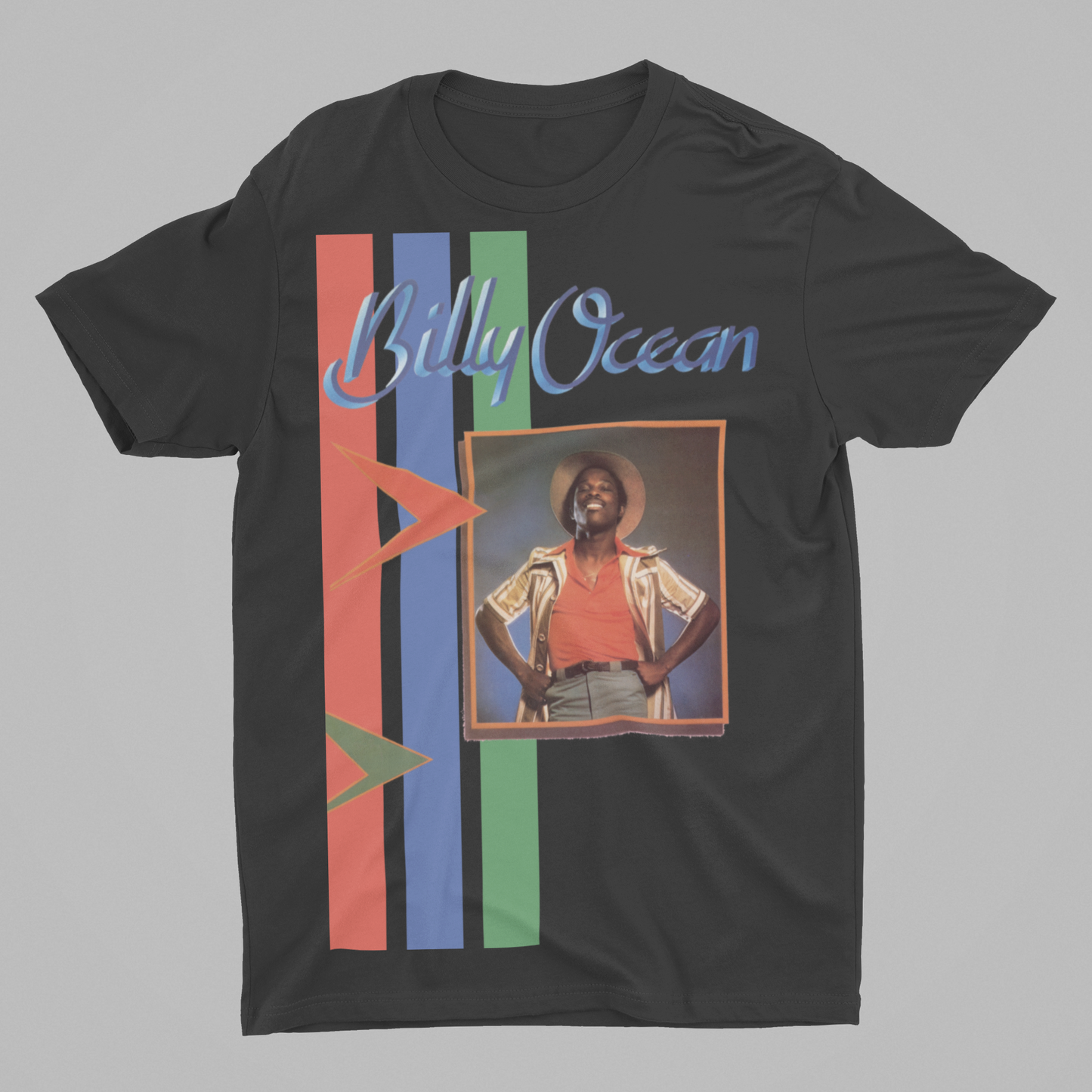 'BILLY OCEAN' - EXPLODED TEESHIRT FRONT PRINT ONLY