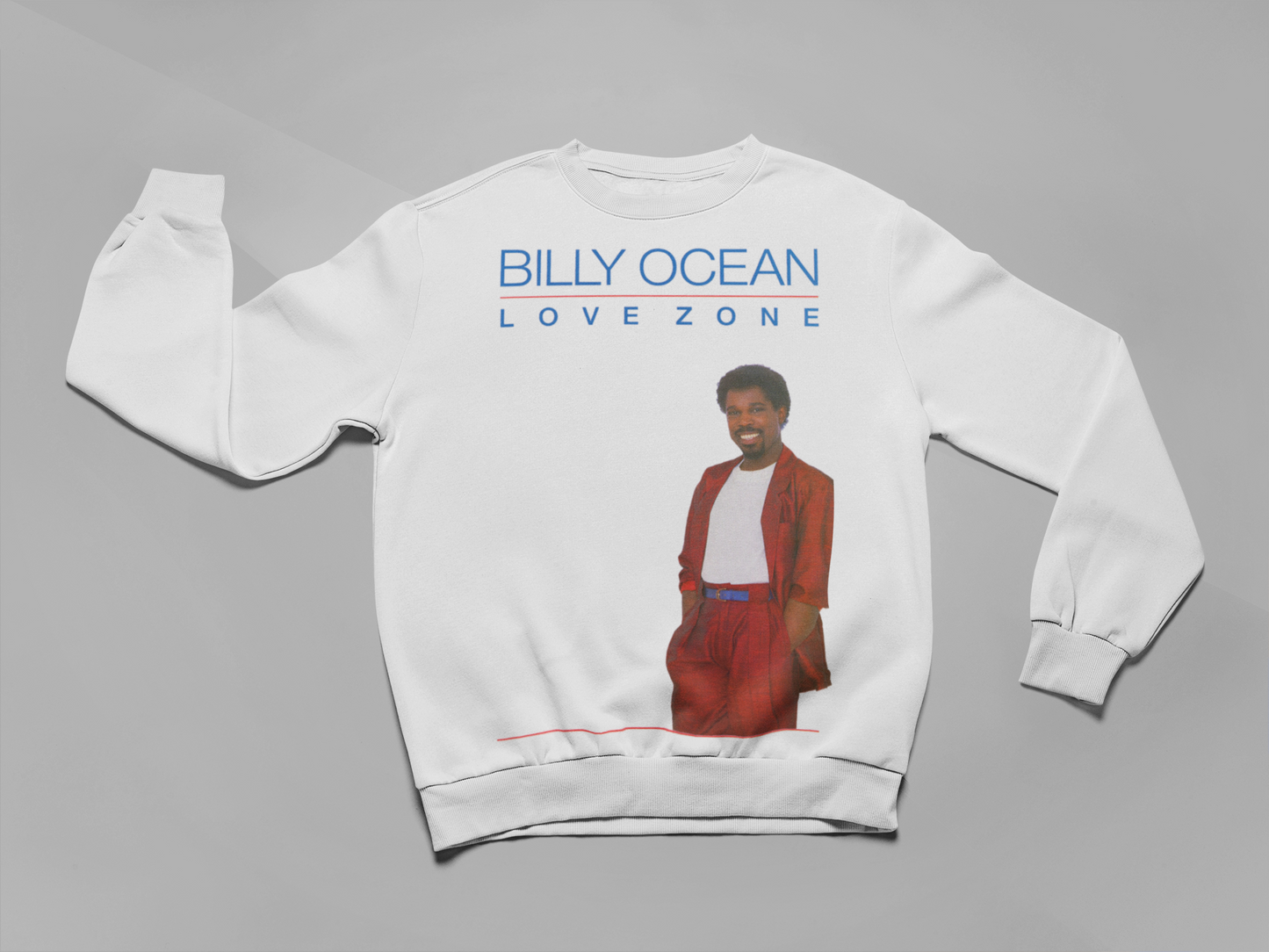 'LOVE ZONE' - EXPLODED SWEATSHIRT FRONT PRINT ONLY