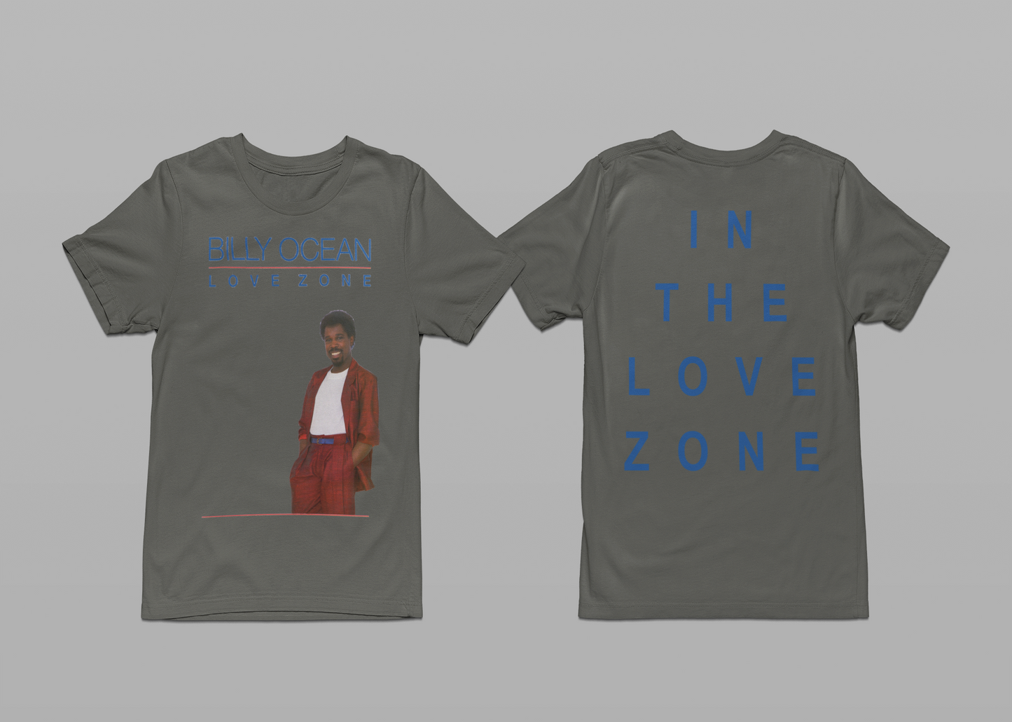 'LOVE ZONE' - EXPLODED TEESHIRT FRONT AND BACK PRINT