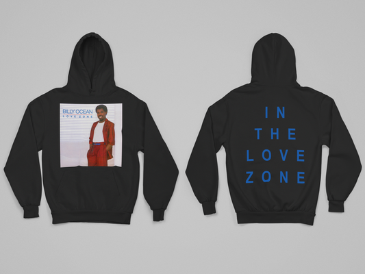 'LOVE ZONE' - SIMPLE HOODIE FRONT AND BACK PRINT