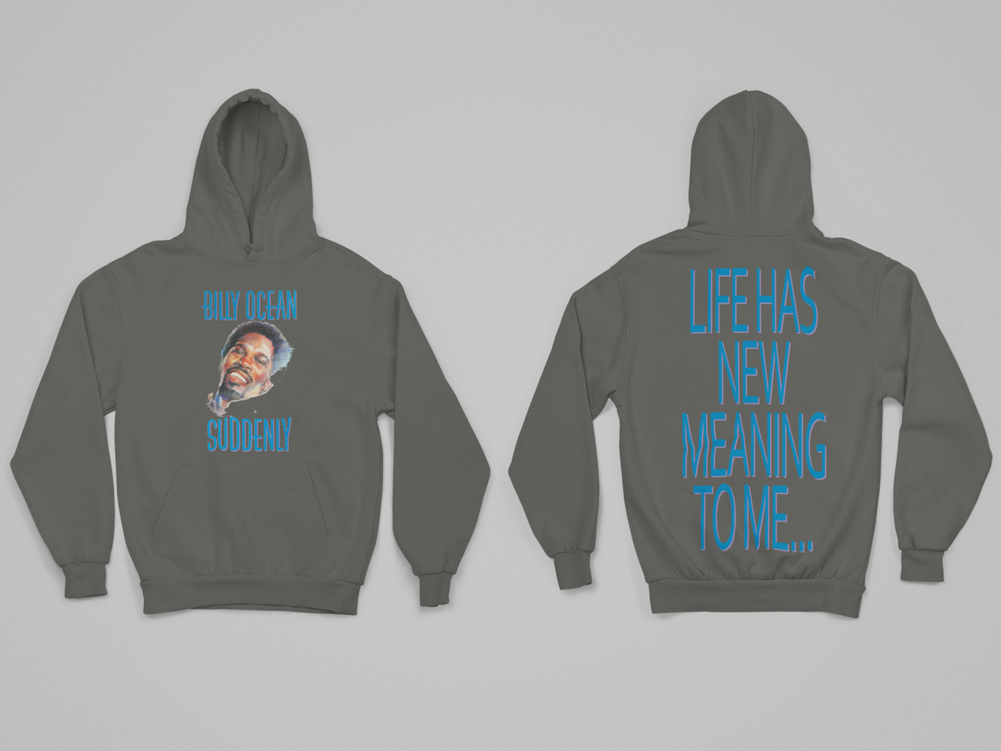 'SUDDENLY' - EXPLODED HOODIE FRONT AND BACK PRINT