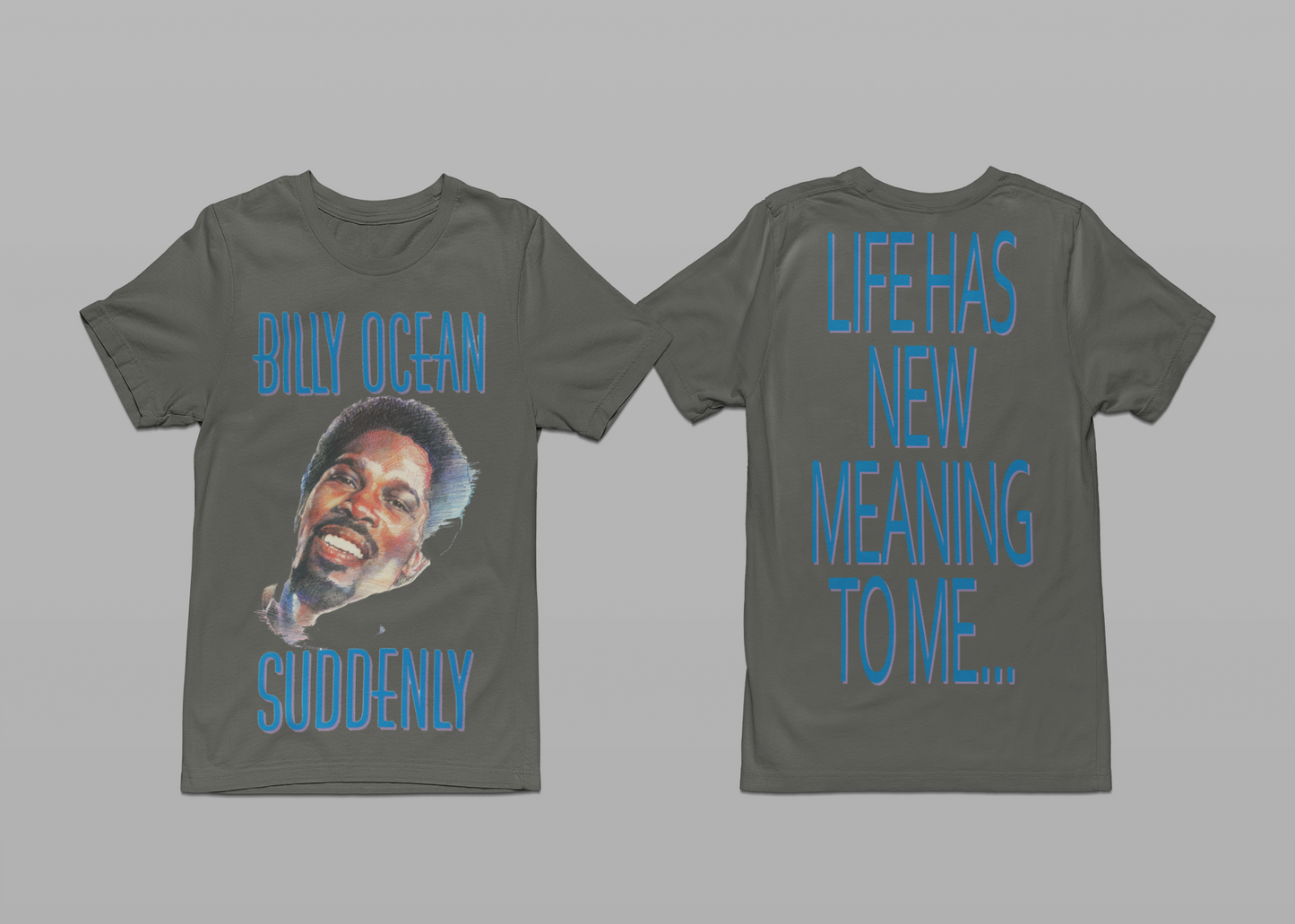 'SUDDENLY' - EXPLODED TEESHIRT FRONT AND BACK PRINT