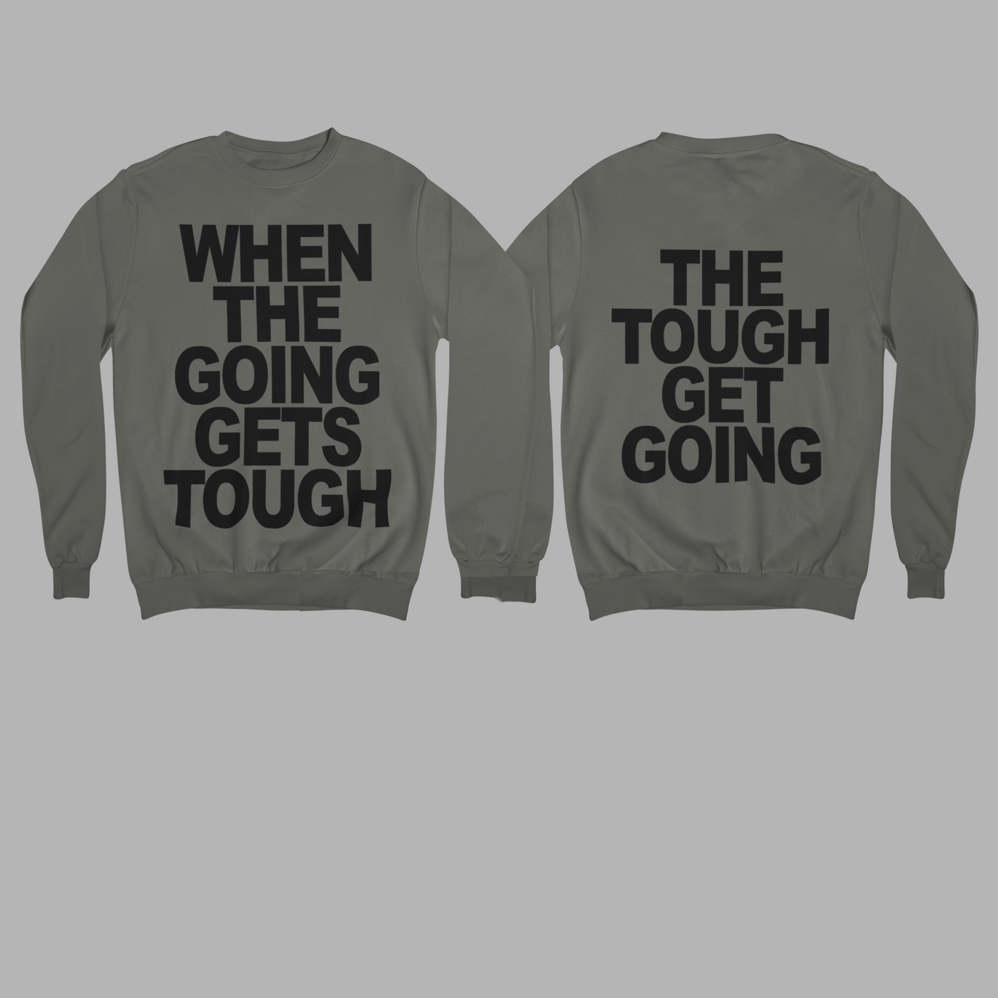 WTGGT - SWEATSHIRT FRONT AND BACK PRINT