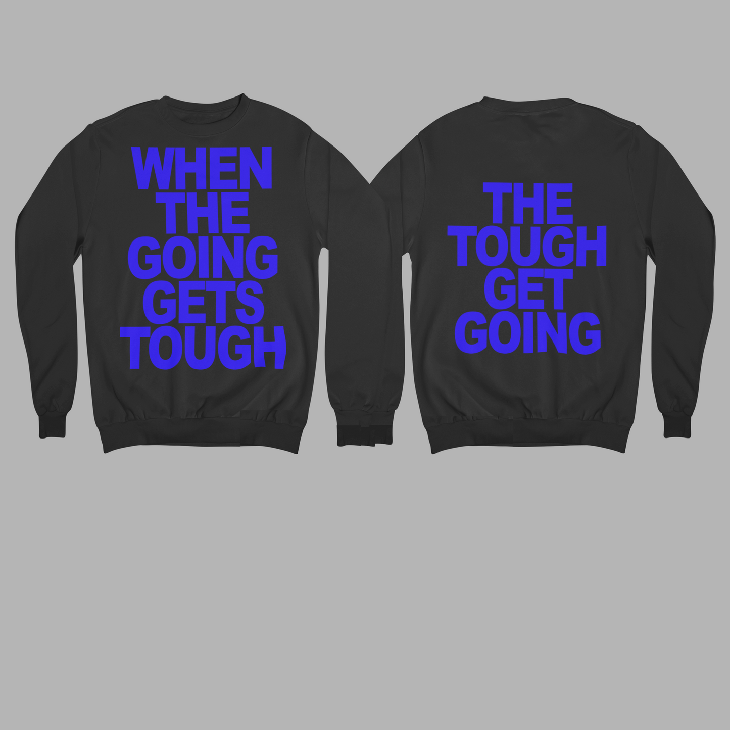 WTGGT - SWEATSHIRT FRONT AND BACK PRINT