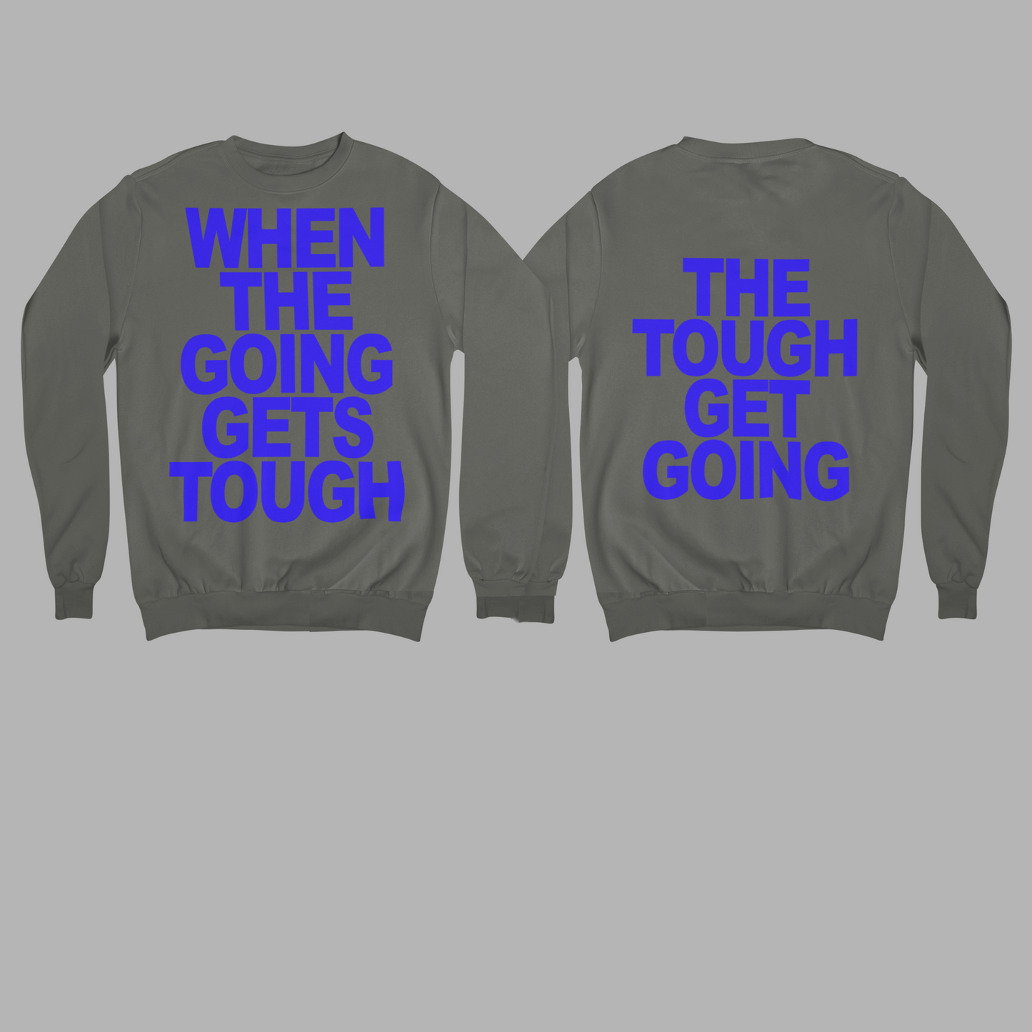 WTGGT - SWEATSHIRT FRONT AND BACK PRINT